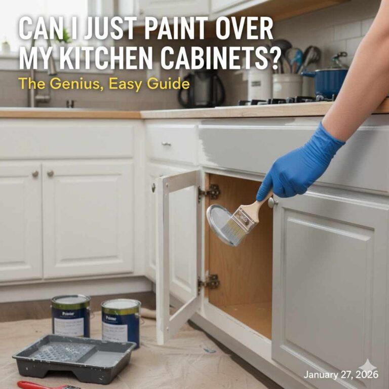 Can I Just Paint Over My Kitchen Cabinets