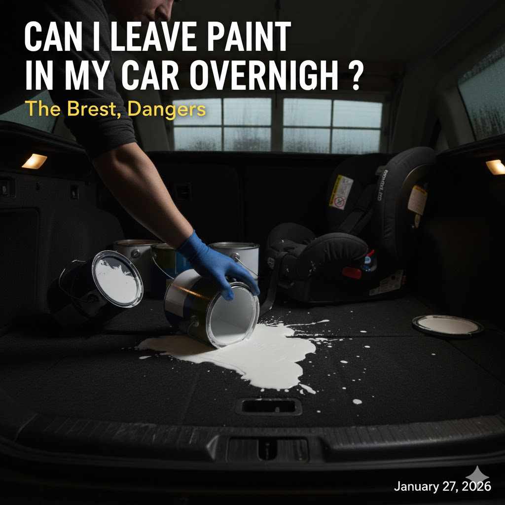 Can I Leave Paint in My Car Overnight