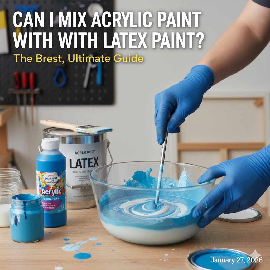 Can I Mix Acrylic Paint With Latex Paint