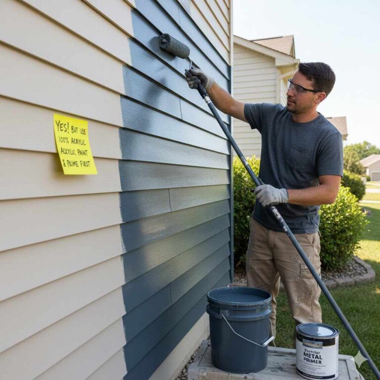 Can I Paint Aluminum Siding (