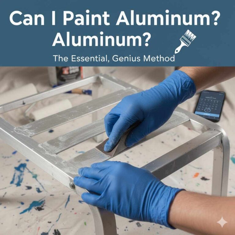 Can I Paint Aluminum The Essential, Genius Method