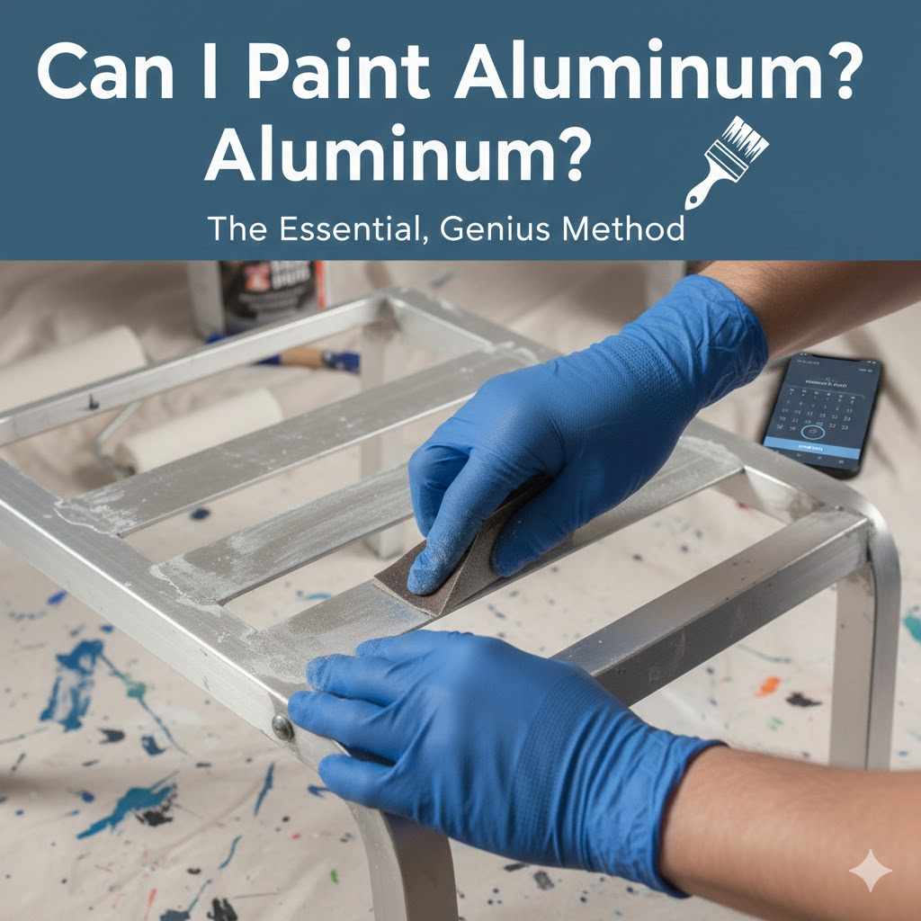 Can I Paint Aluminum The Essential, Genius Method