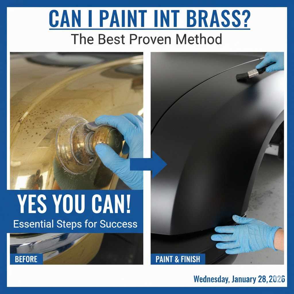 Can I Paint Brass