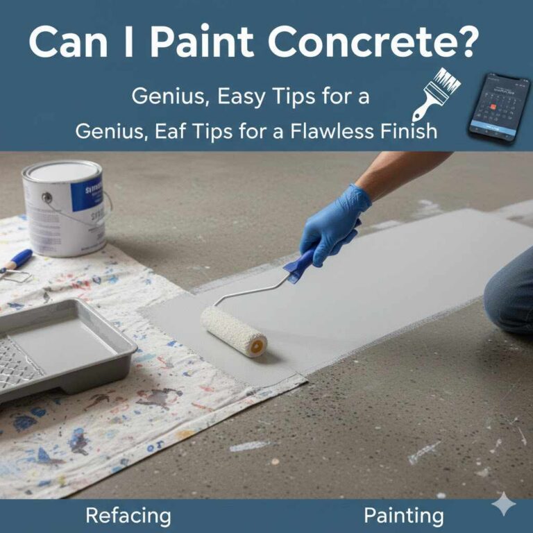 Can I Paint Concrete