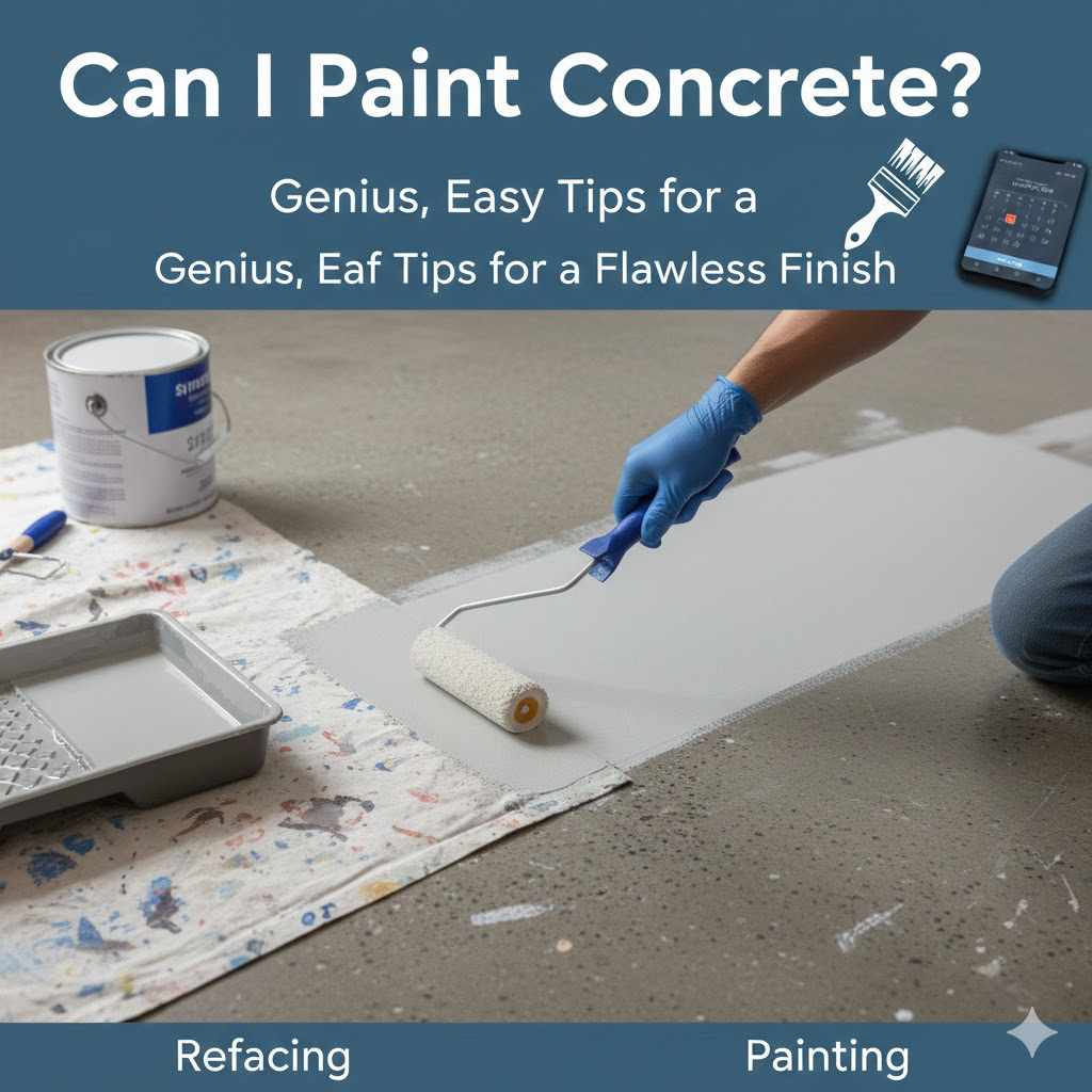 Can I Paint Concrete