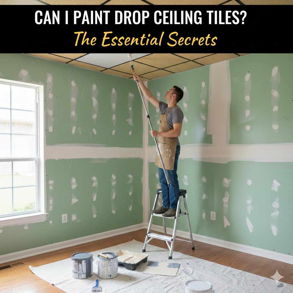 Can I Paint Drop Ceiling Tiles (1)