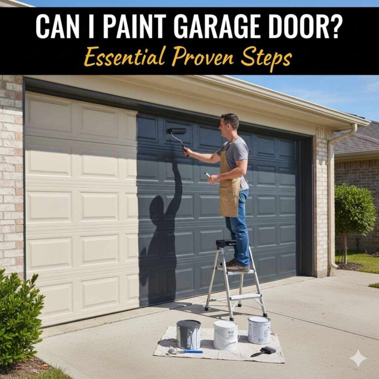 Can I Paint Garage Door