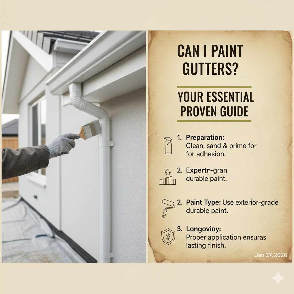 Can I Paint Gutters