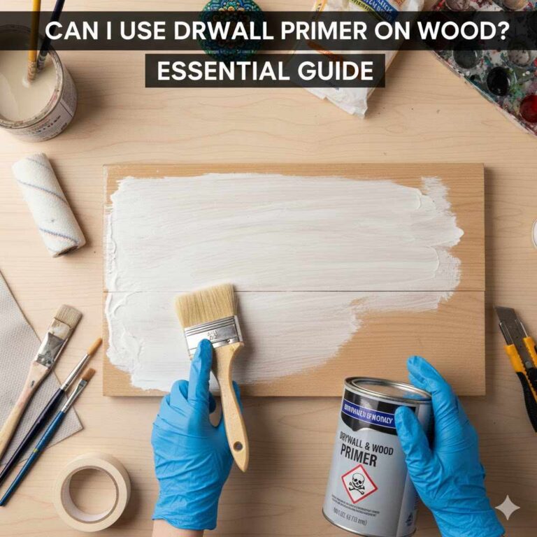 Can I Use Drywall Primer On Wood?