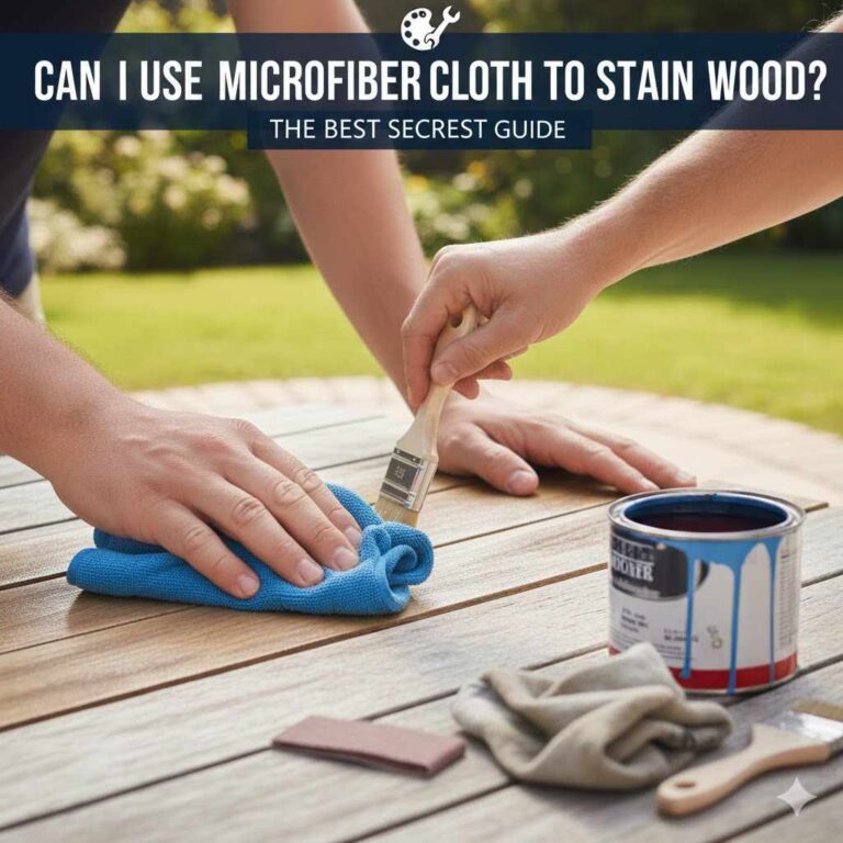 Can I Use Microfiber Cloth To Stain Wood