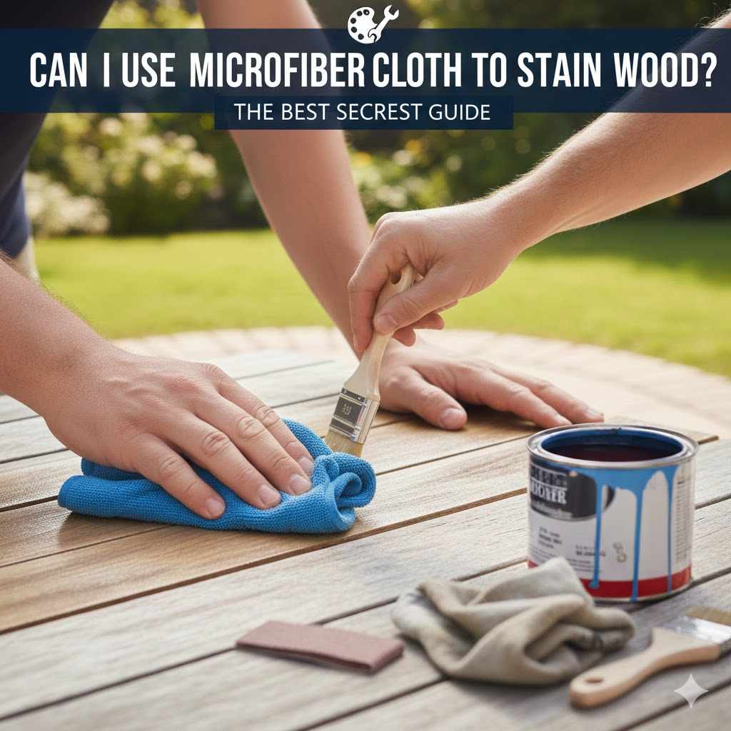 Can I Use Microfiber Cloth To Stain Wood