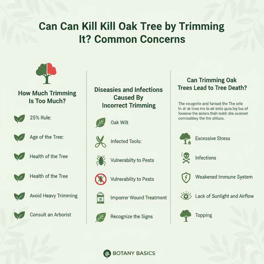 Can You Kill an Oak Tree by Trimming It? Common Concerns
