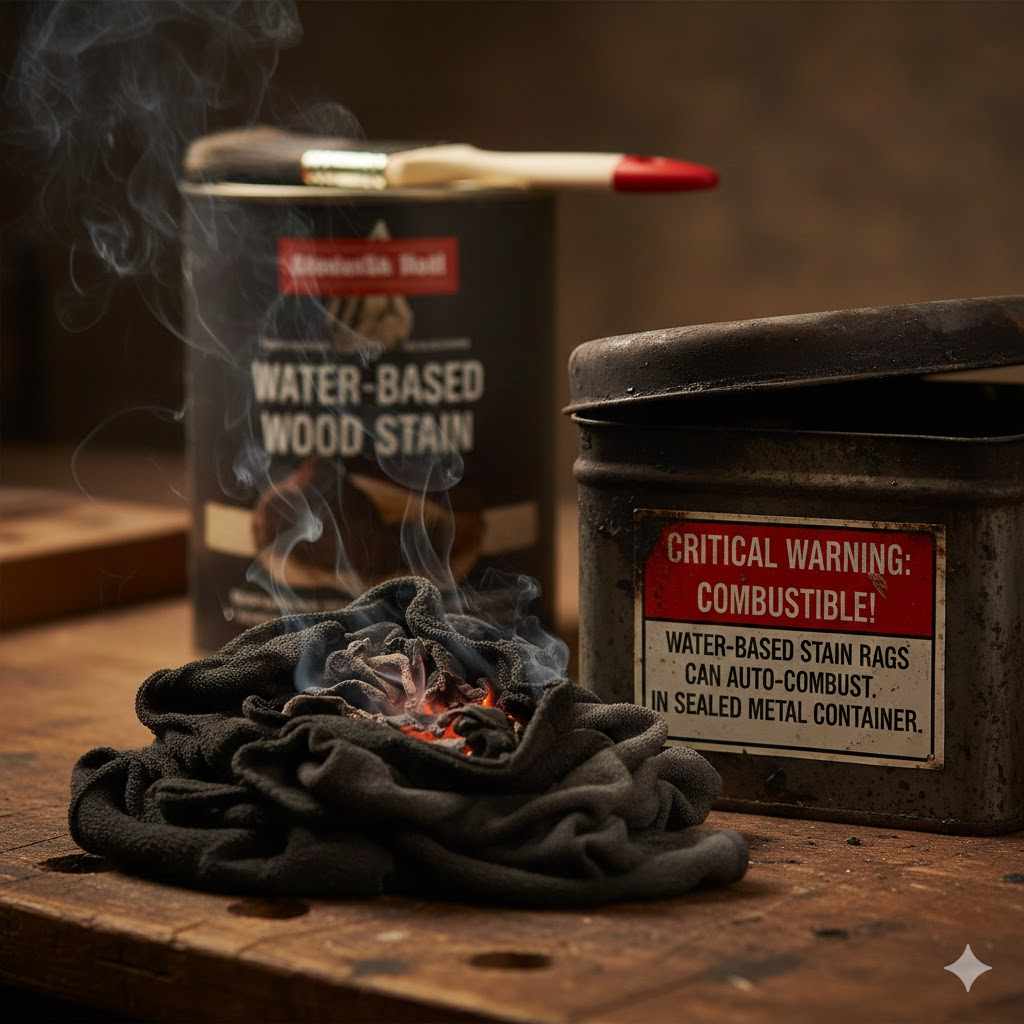 Can Water Based Stain Rags Combust