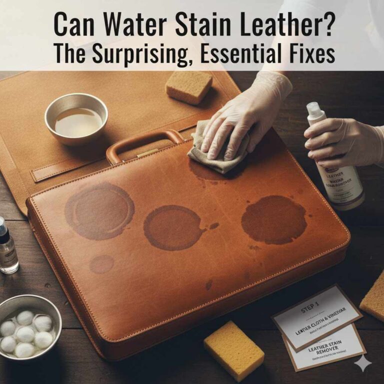Can Water Stain Leather