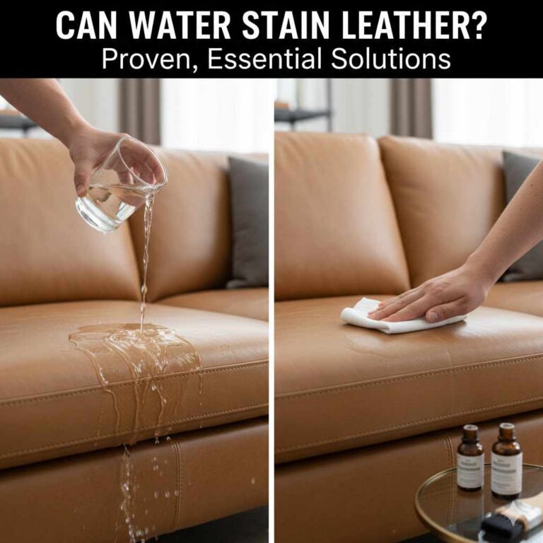 Can Water Stain Leather