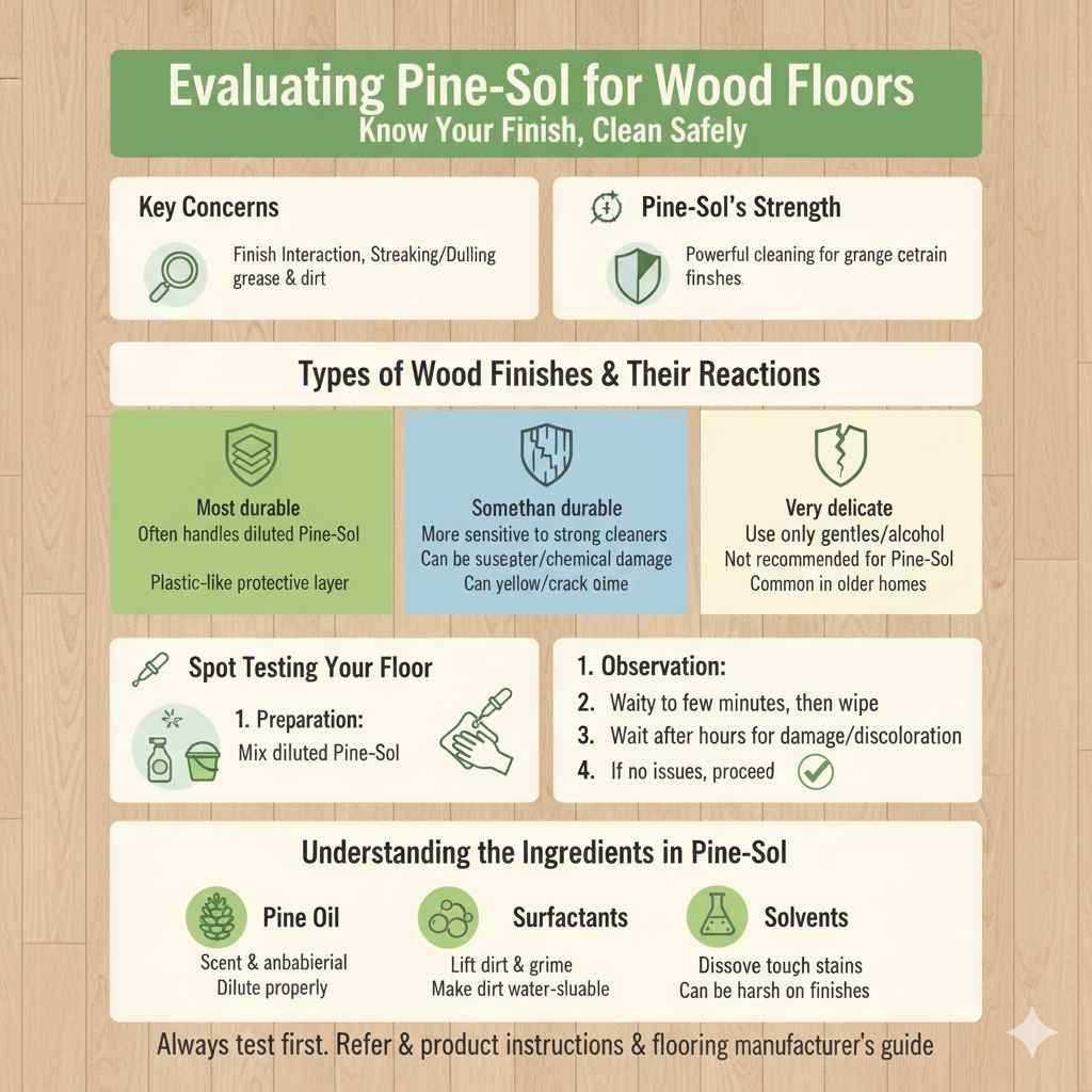 Evaluating Pine-Sol for Wood Floors