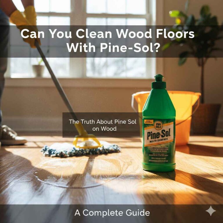Can You Clean Wood Floors With Pine-Sol