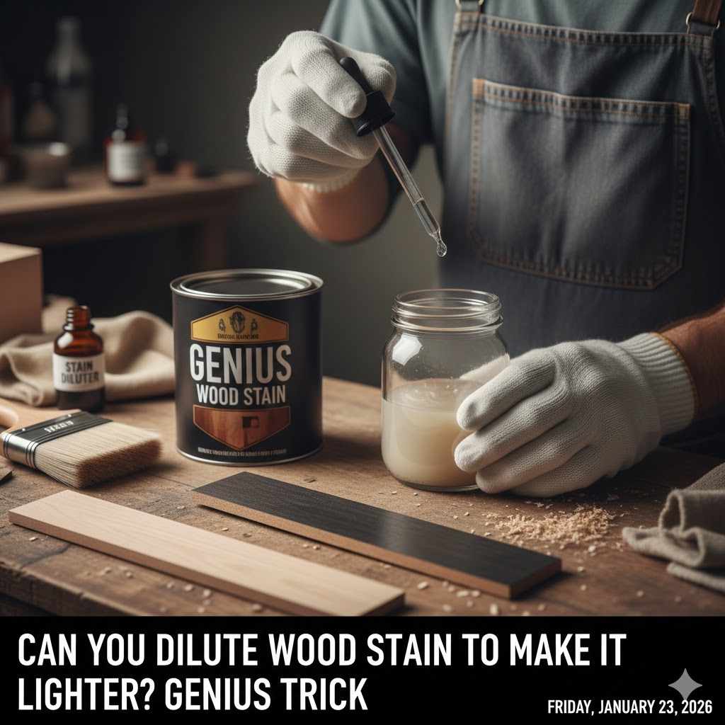 Can You Dilute Wood Stain to Make It Lighter