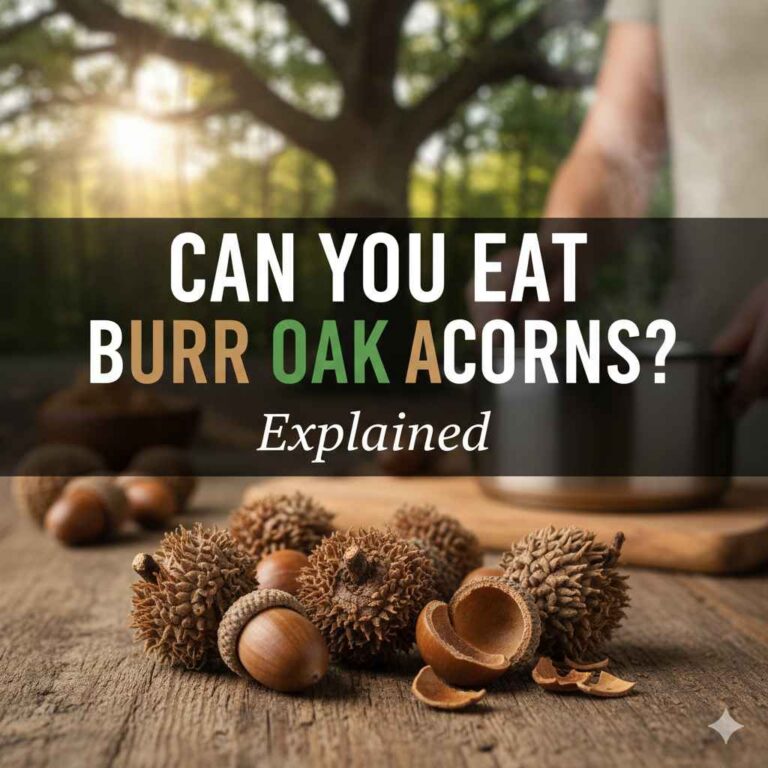 Can You Eat Burr Oak Acorns
