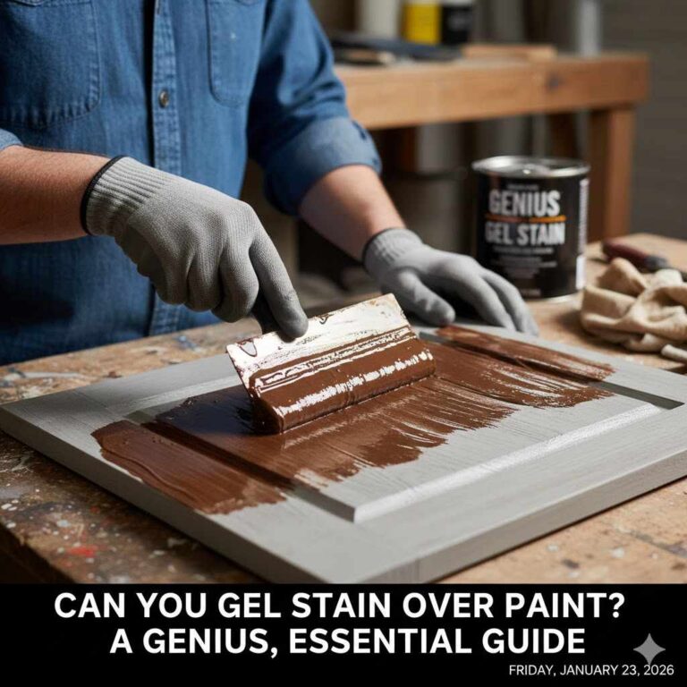 Can You Gel Stain Over Paint