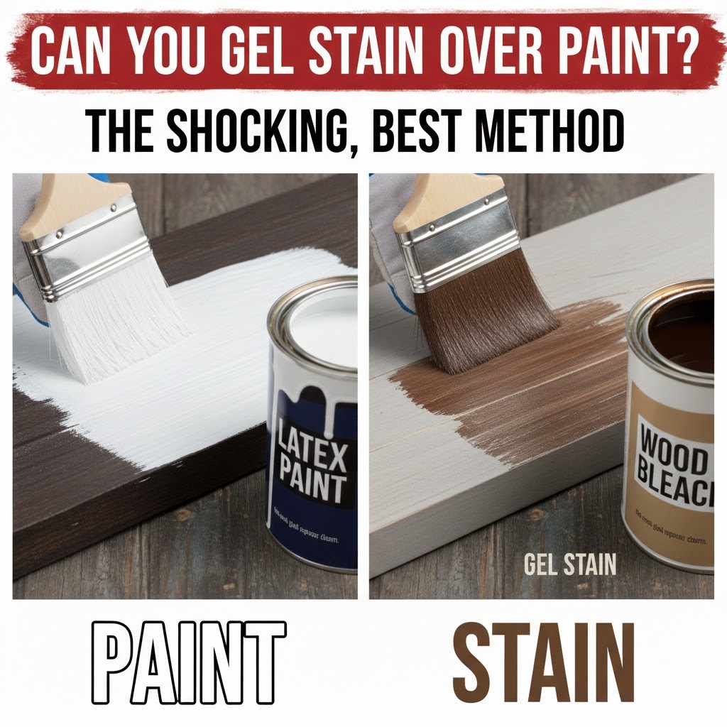 Can You Gel Stain Over Paint The Proven Best Method