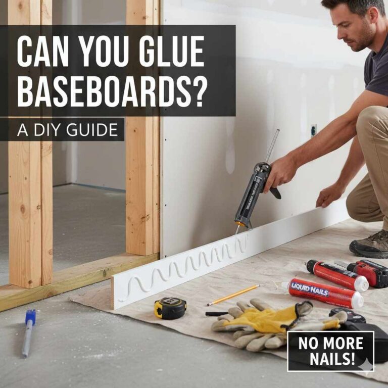 Can You Glue Baseboards Instead of Nailing