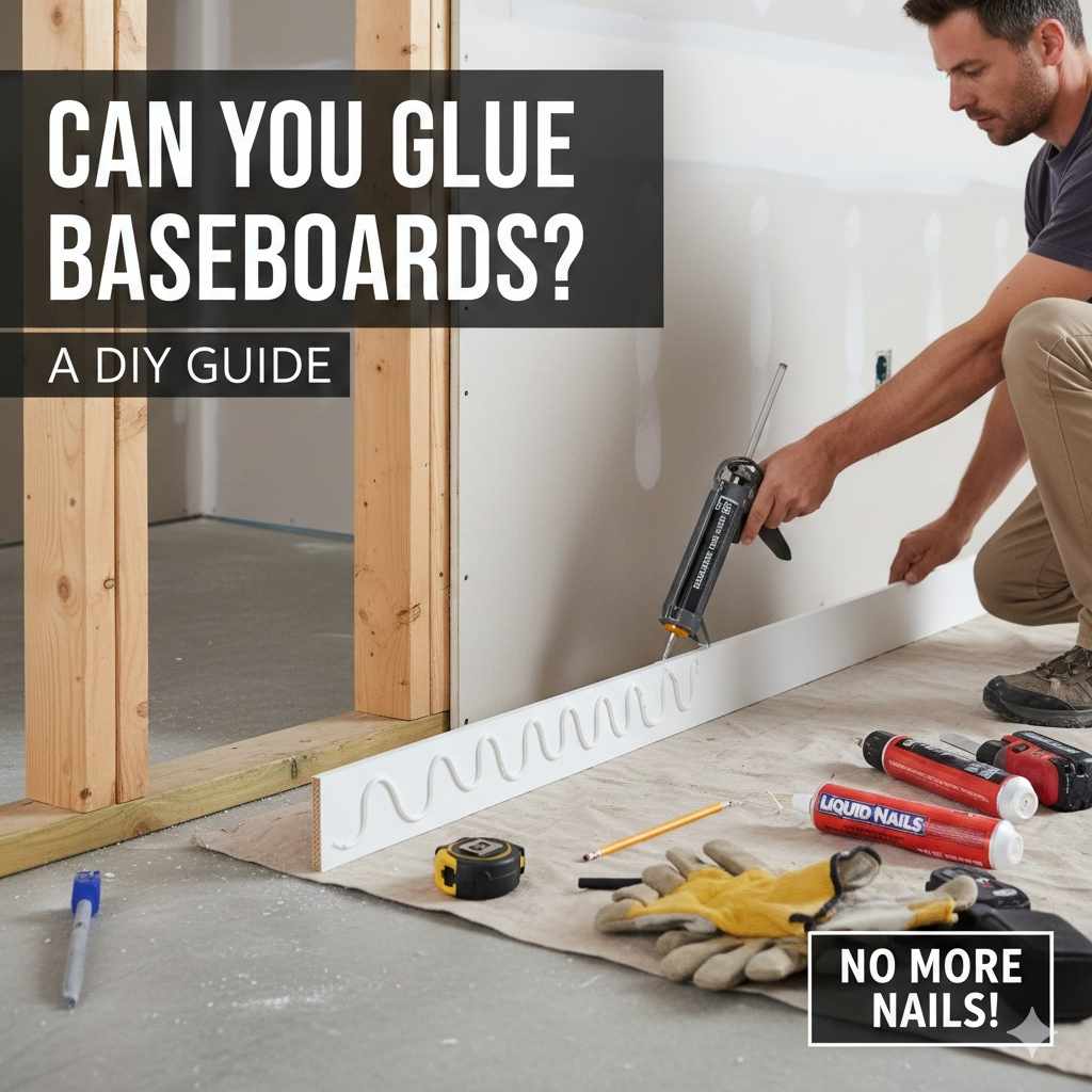 Can You Glue Baseboards Instead of Nailing