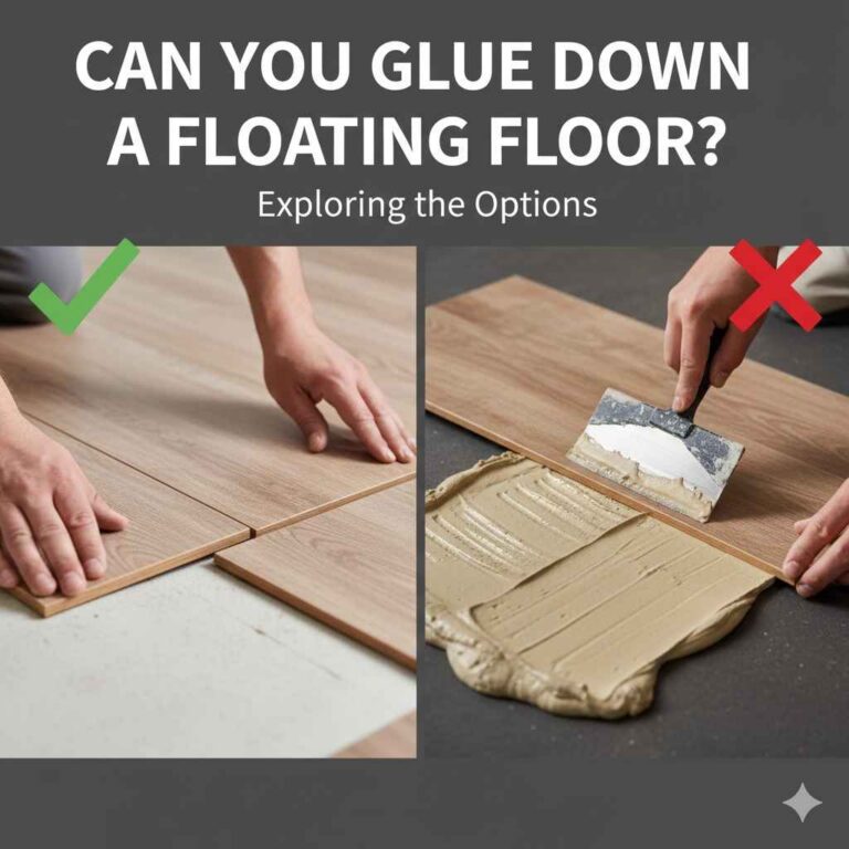 Can You Glue Down a Floating Floor
