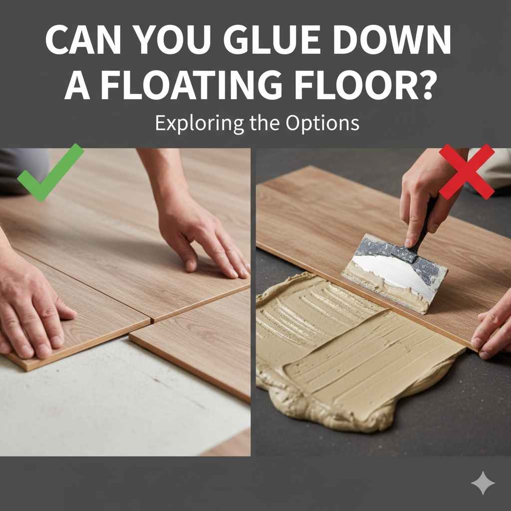 Can You Glue Down a Floating Floor