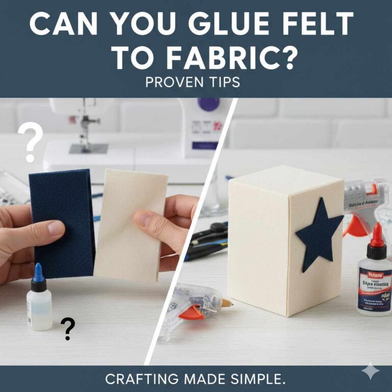 Can You Glue Felt to Fabric