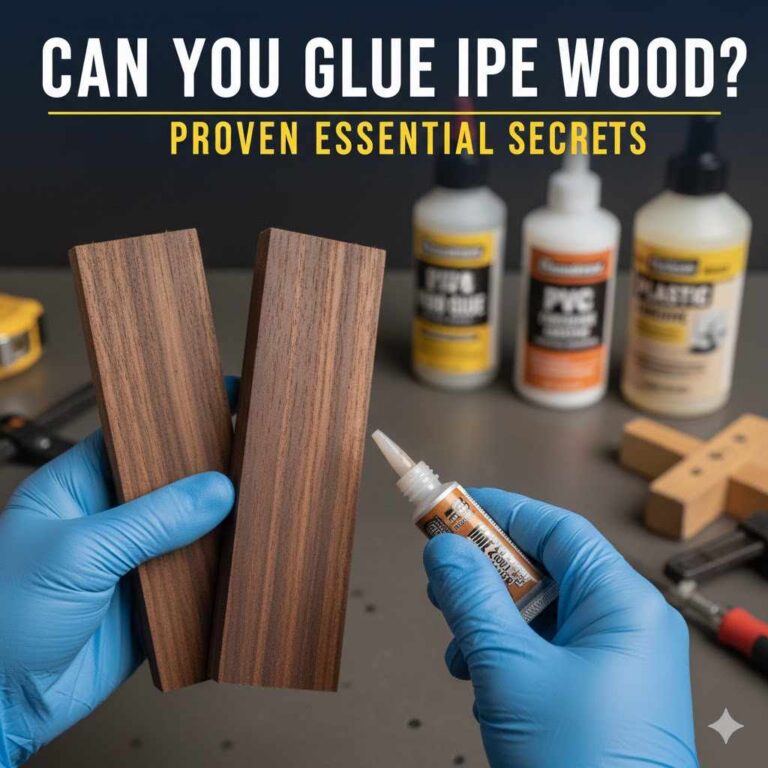 Can You Glue Ipe Wood?
