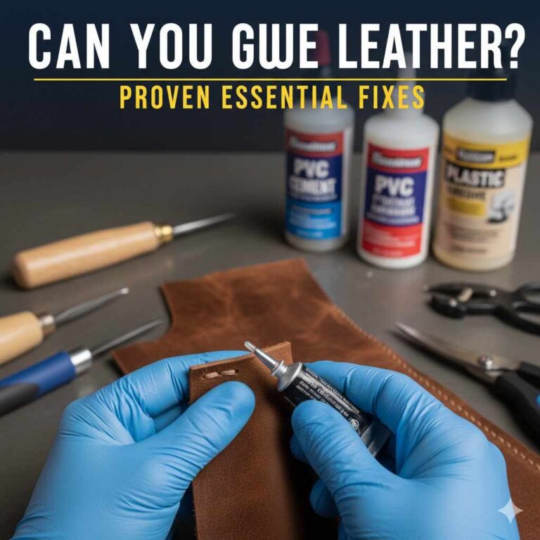 Can You Glue Leather?