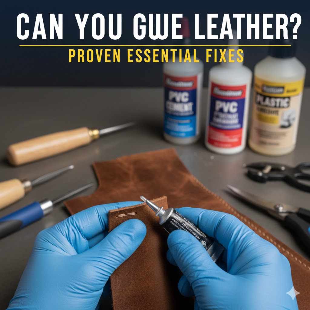 Can You Glue Leather?
