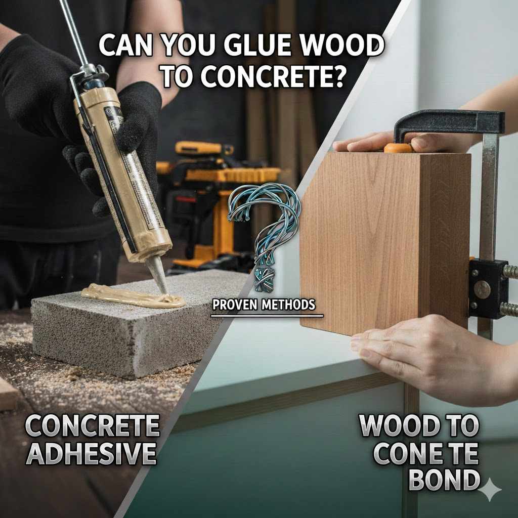 Can You Glue Wood To Concrete