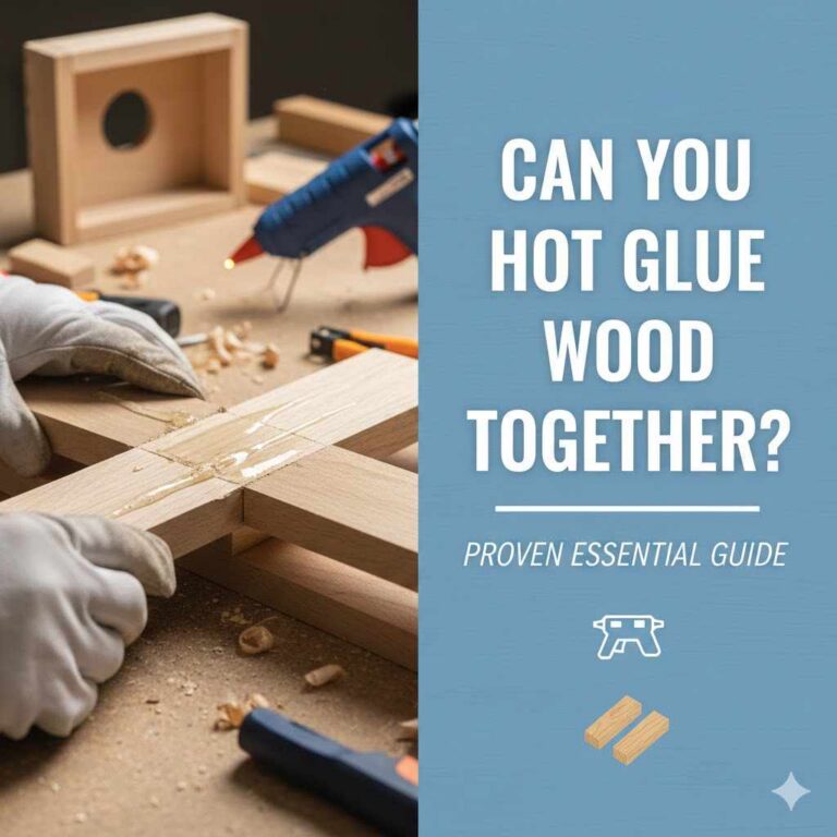 Can You Hot Glue Wood Together?