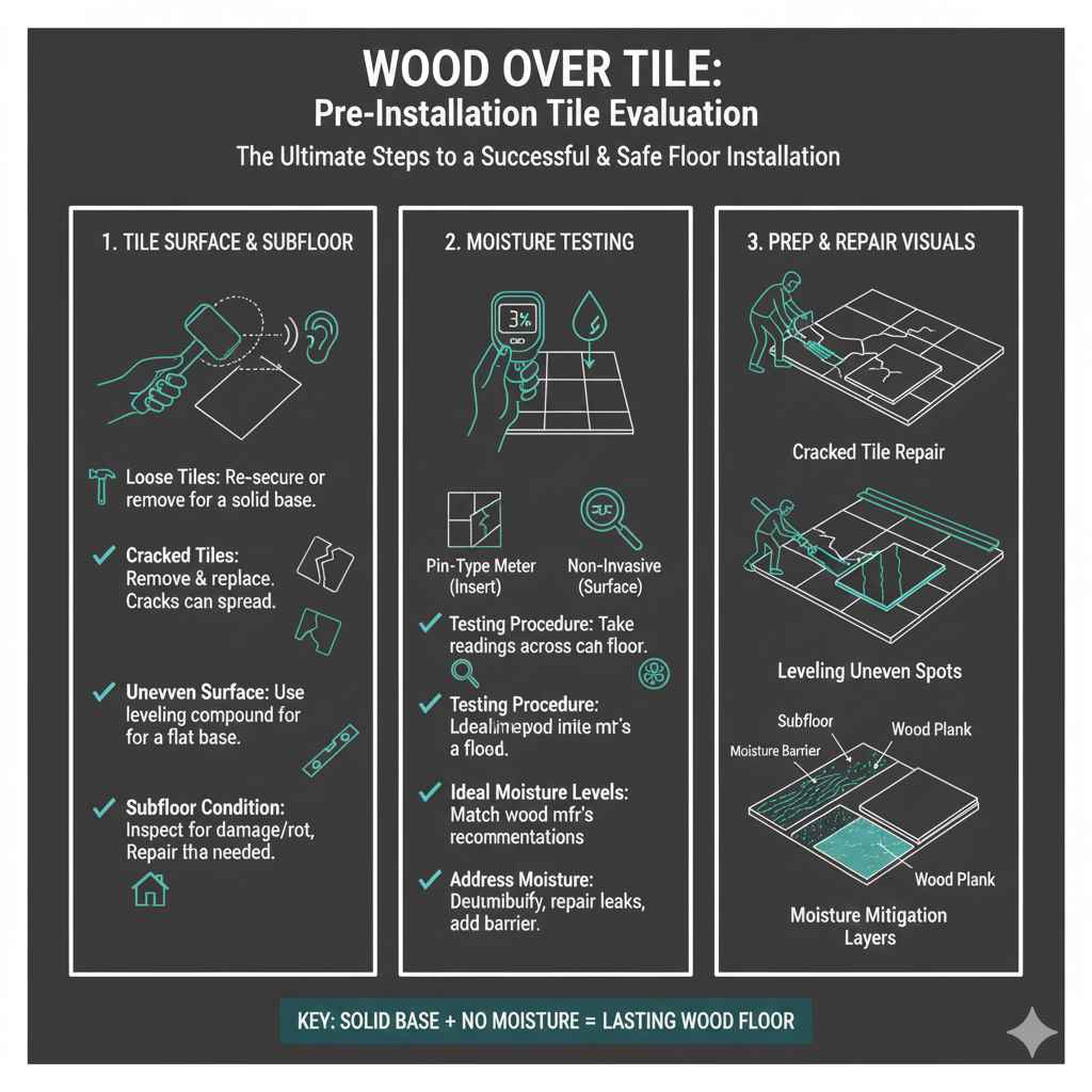 Evaluating Your Existing Tile Before a Wood Floor Installation