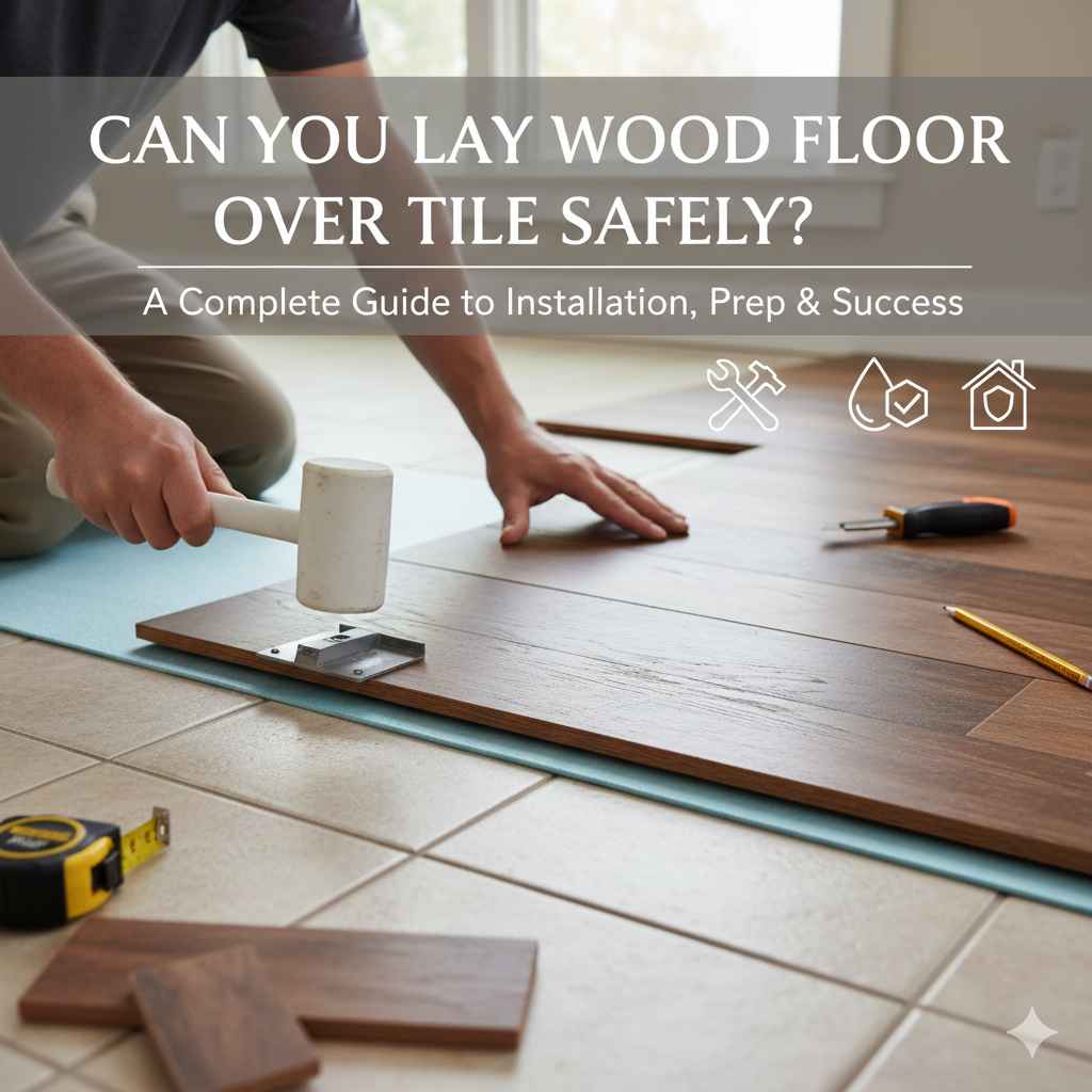 Can You Lay Wood Floor Over Tile Safely