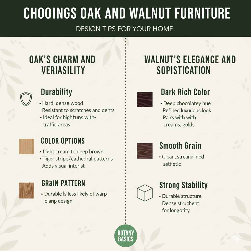 Choosing Oak and Walnut Furniture for Your Space