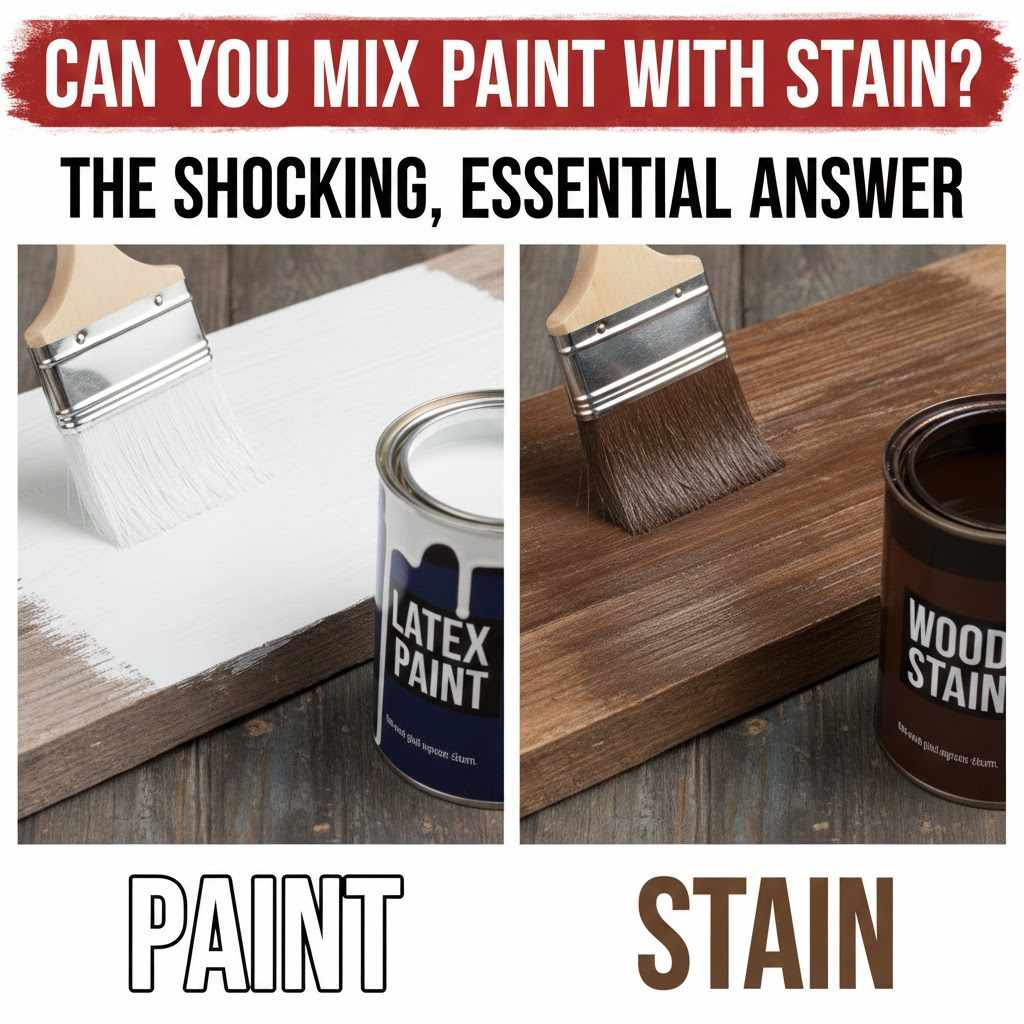 Can You Mix Paint With Stain