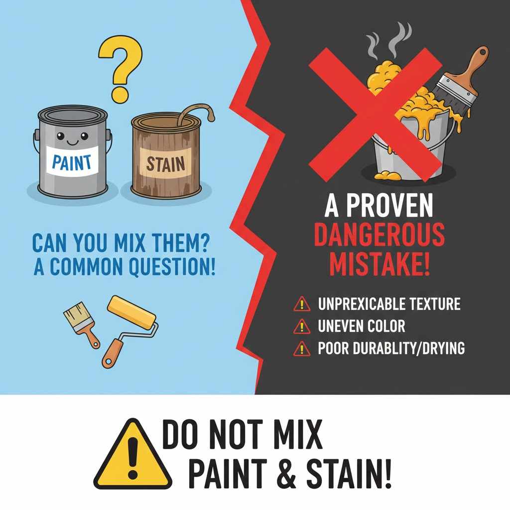 Can You Mix Paint With Stain