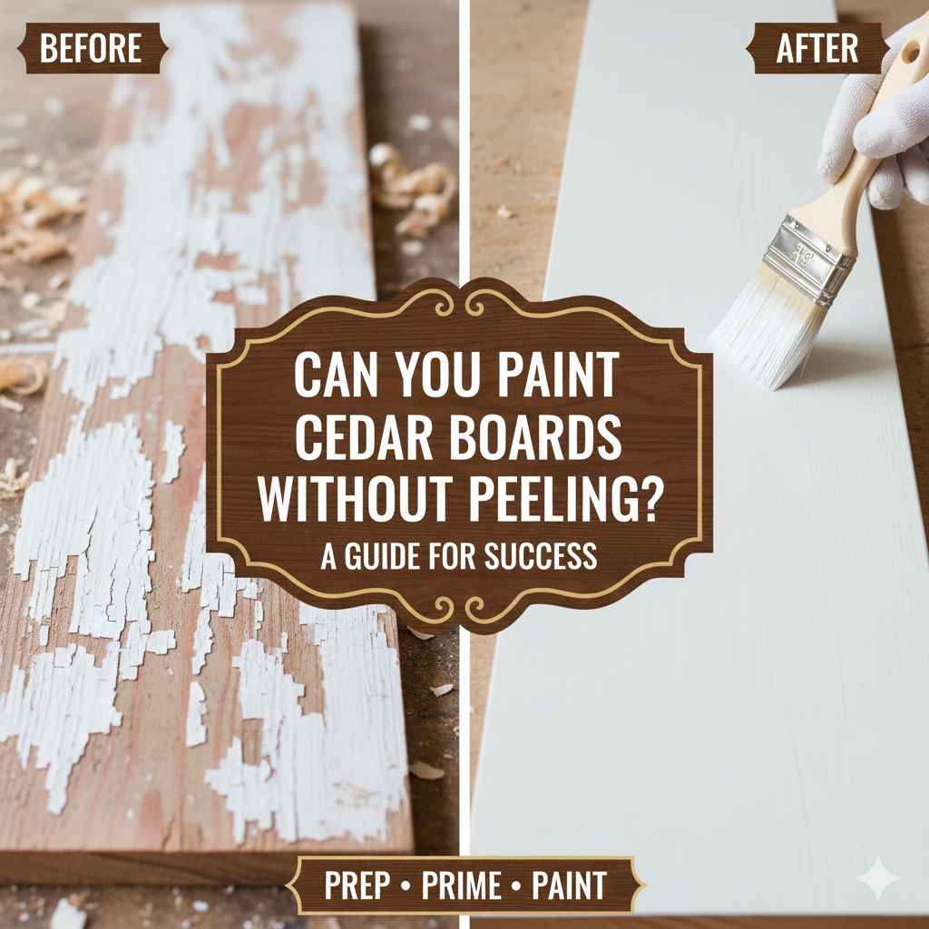 Can You Paint Cedar Boards Without Peeling