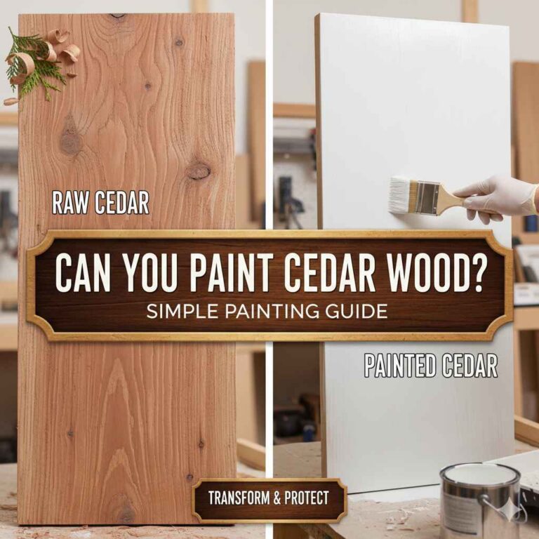 Can You Paint Cedar Wood