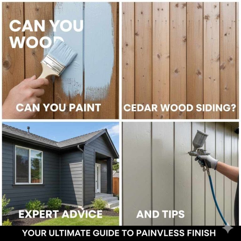 Can You Paint Cedar Wood Siding