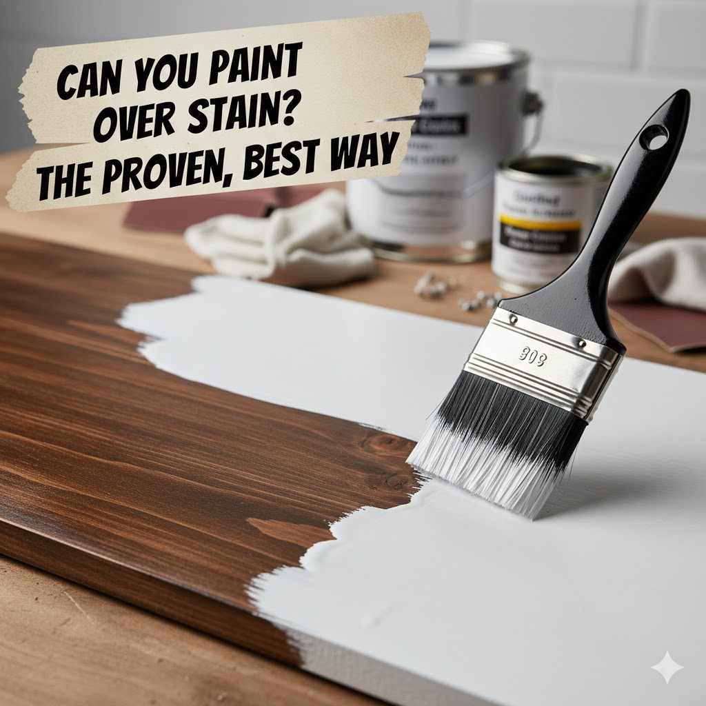Can You Paint Over Stain