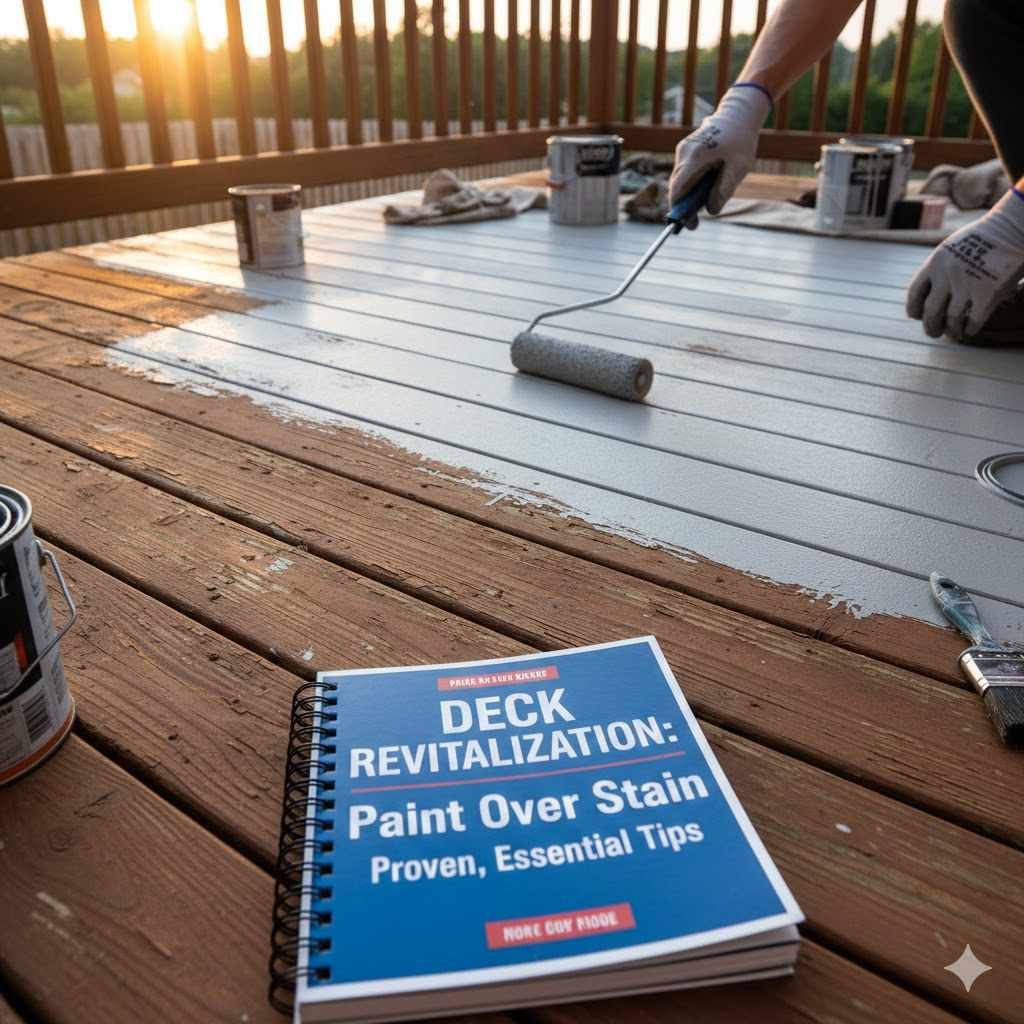 Can You Paint Over Stain on a Deck
