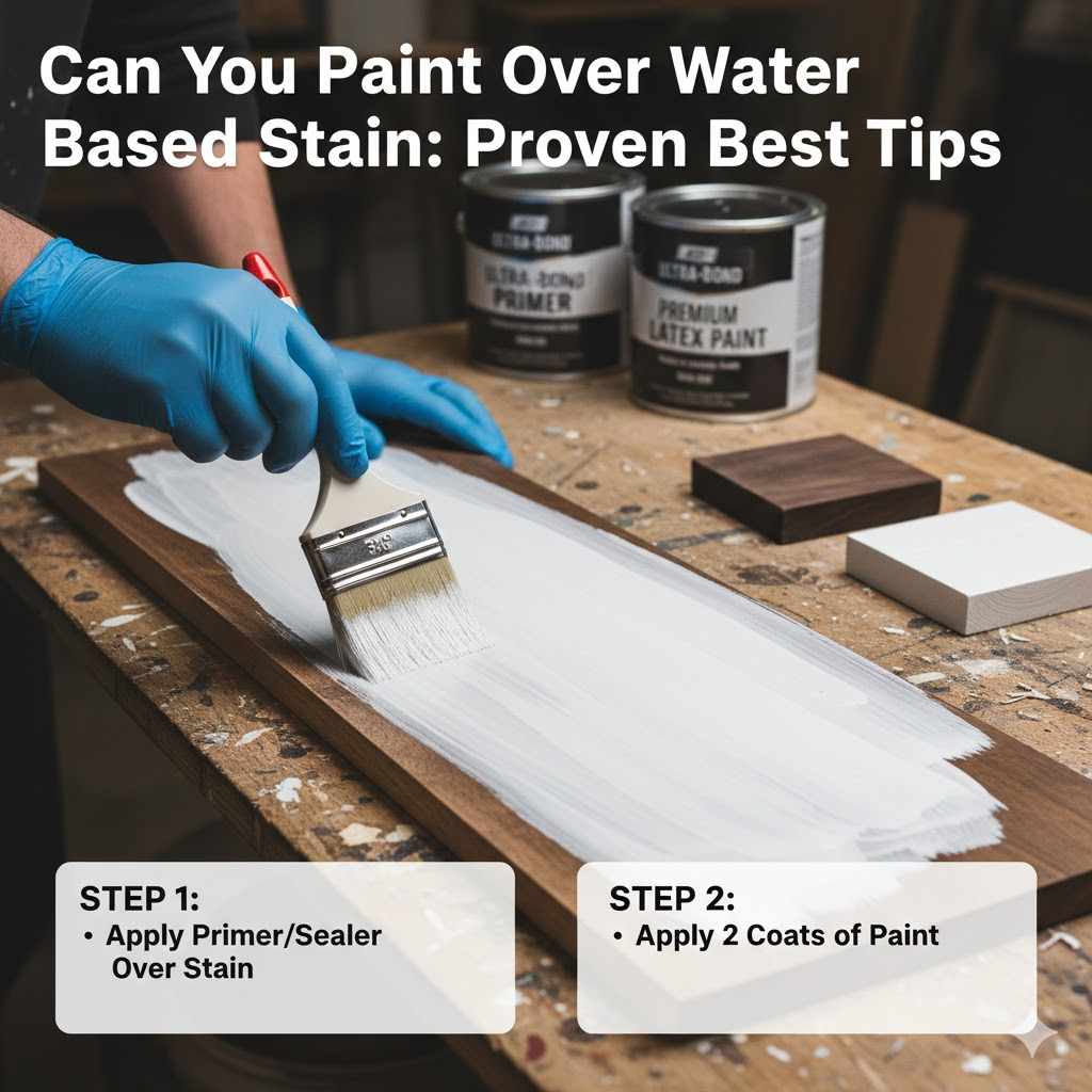 Can You Paint Over Water Based Stain