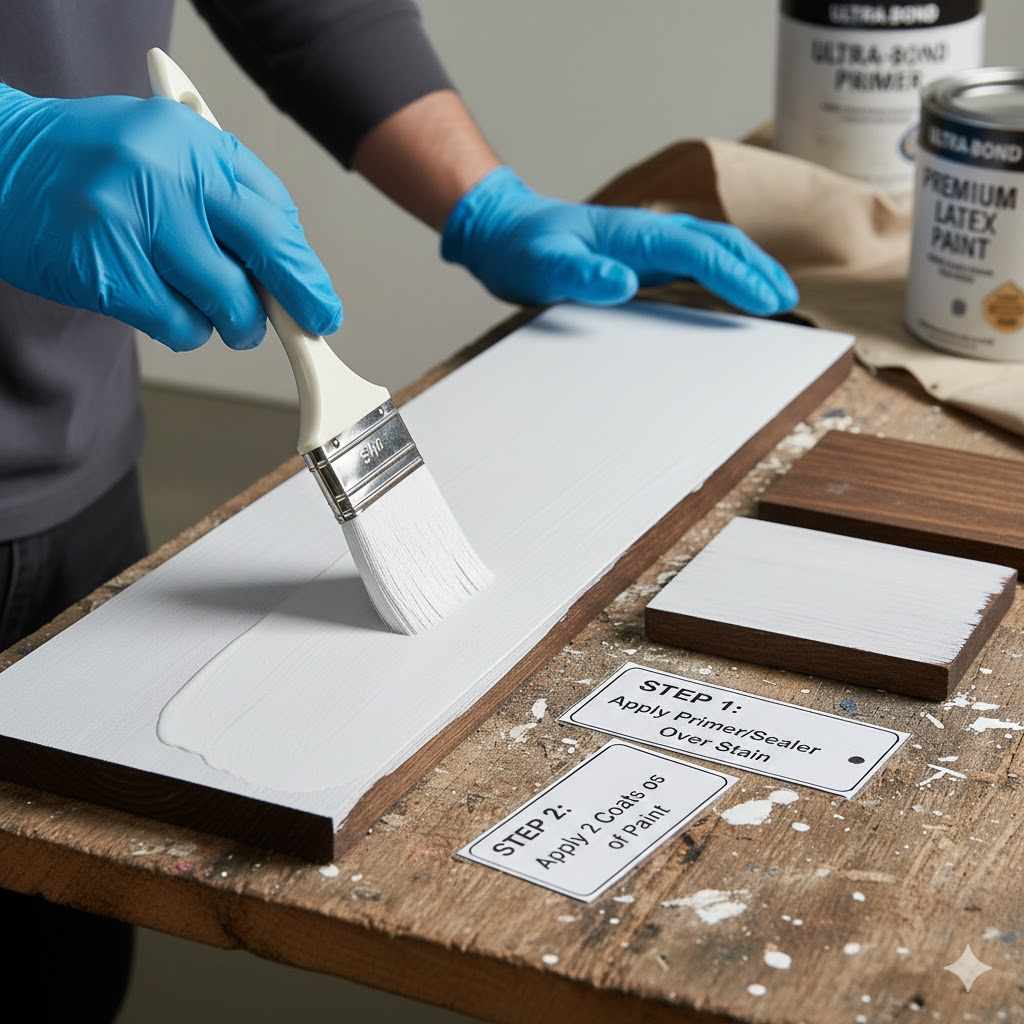 _Can You Paint Over Wood Stain