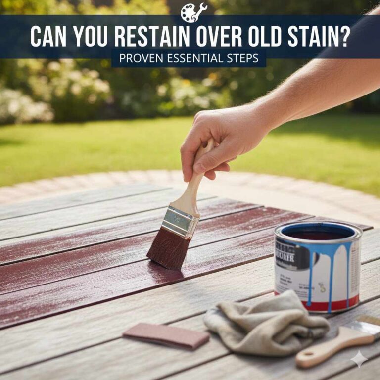 Can You Restain Over Old Stain