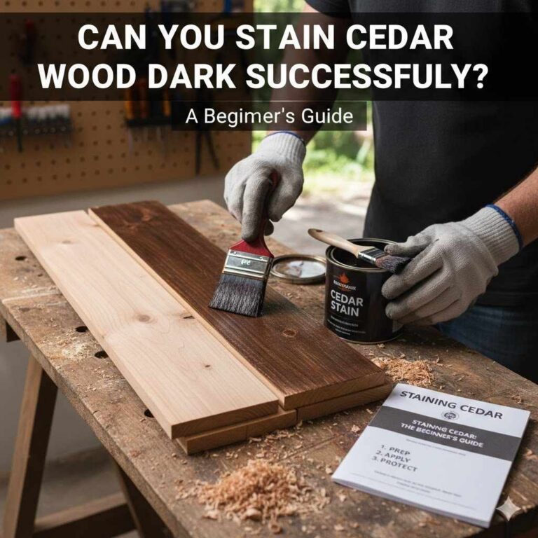 Can You Stain Cedar Wood Dark Successfully?