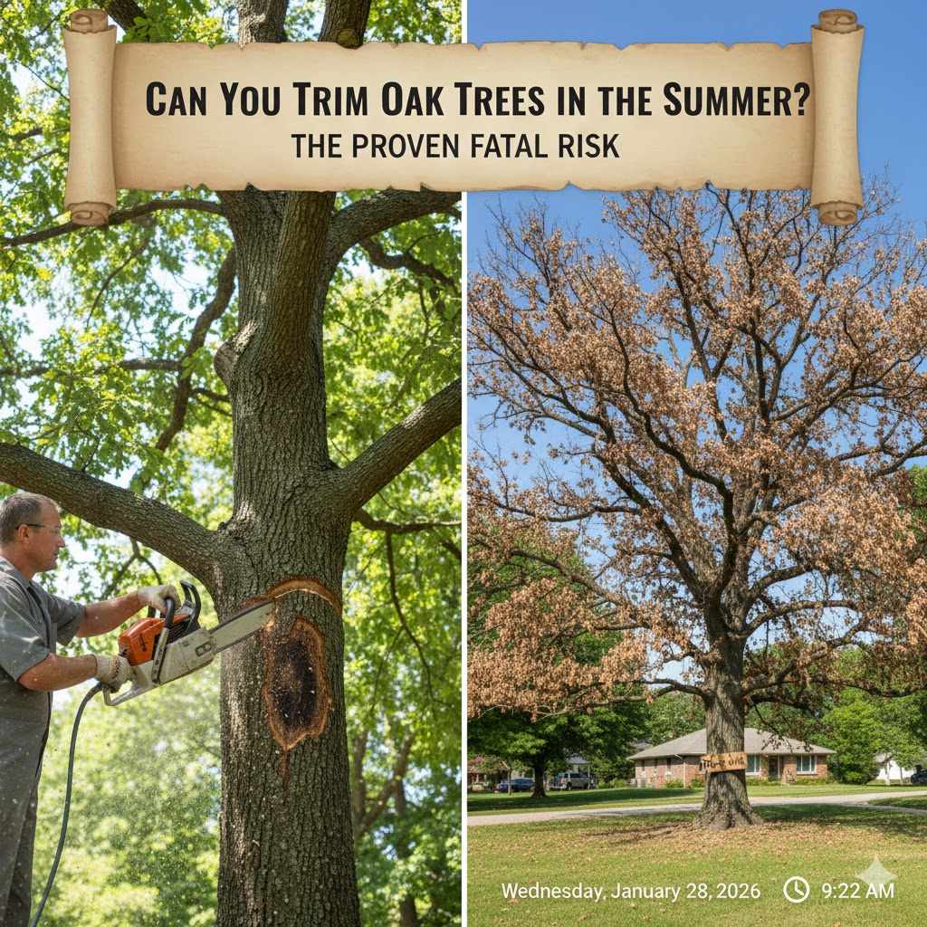 Can You Trim Oak Trees in the Summer? The Proven Fatal Risk